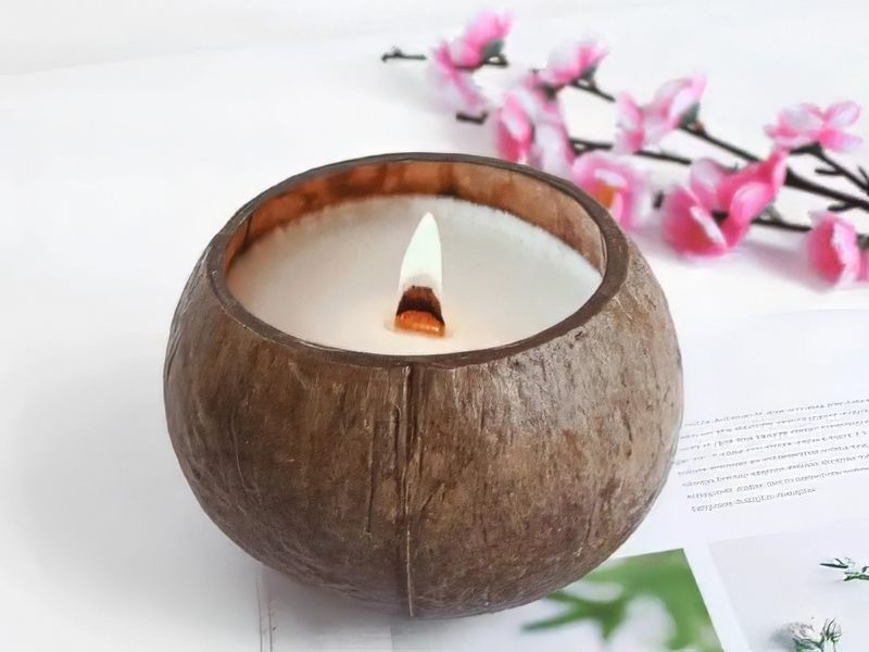 Duftende Kokosnuss-Ambiente-Set