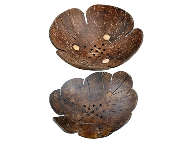Kokosnussschalen Dekoration Braun Mit Kreativen Salsa Coco Schalen Kerzen