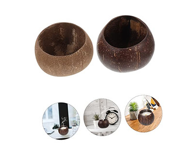 Vietnam-Kokosnussschale Weihnachtskerzenwachs Kreative Schale Kerze-Kokosnussschale